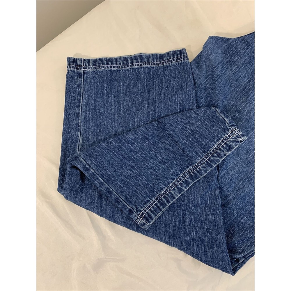 RVT Serve Piping Hot Women's Blue Jeans Denim Size 18 6 Pockets - Picture 4 of 13